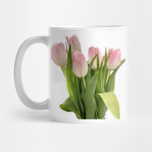 Pale pink tulips Mug